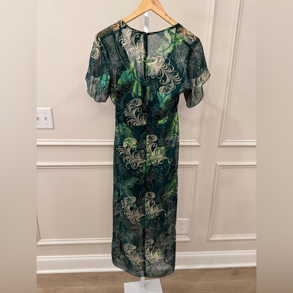 Anna Sui Midi Dress in Green - Picture 4 of 13